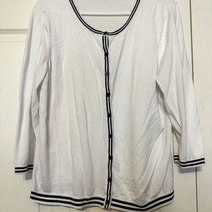 Talbots sweater with 3/4 sleeve